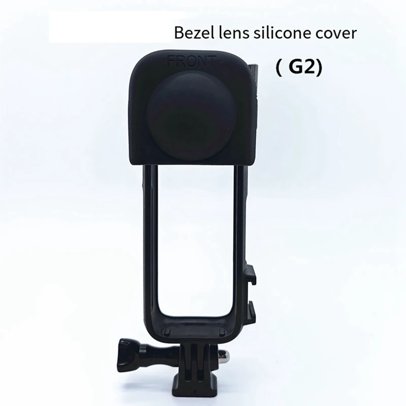 Camera Lens Case For Insta360 X4 Panoramic Sports Camera For Bezel Lens Silicone Protective Cover-A22K
