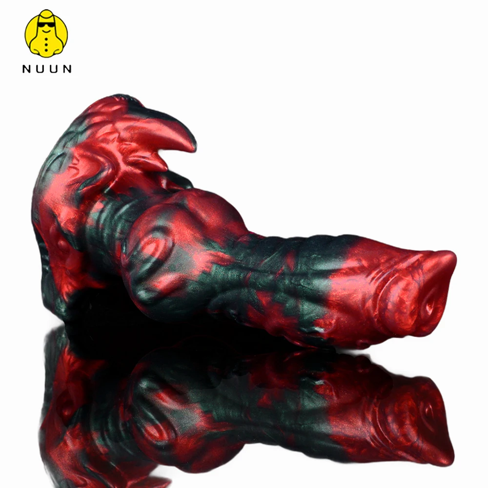 NUUN Realistic Monster Dildo Silicone Fantasy Penis Buttplug Prostate Massage Women Men Foreplay Masturbation Anal Sex Toys 18+