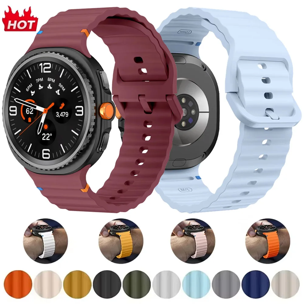 حزام سيليكون لساعة سامسونج جالاكسي 8 40 مللي متر 44 مللي متر حزام اكسسوارات كوريا سوار لساعة سامسونج 8 الكلاسيكية 46 مللي متر حزام الساعات