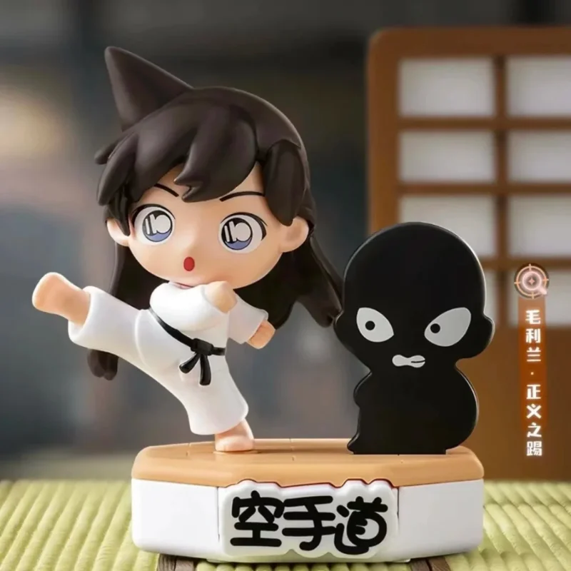 

Detective Conan Anime Figure Model Mouri Ran Kogorou Kaito Kuroba Collectible Kawaii Figurine Decoration Trendy Blind Box Toy
