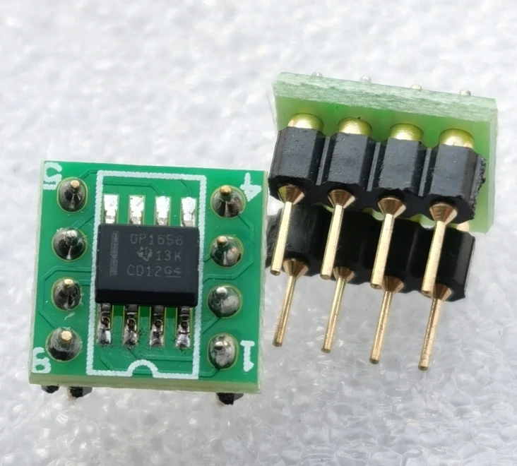 opa1656 original opa1656idr (sop8 to dip8) op amp Ultra-Low-Noise Low-Distortion FET-Input Audio Operational Amplifie