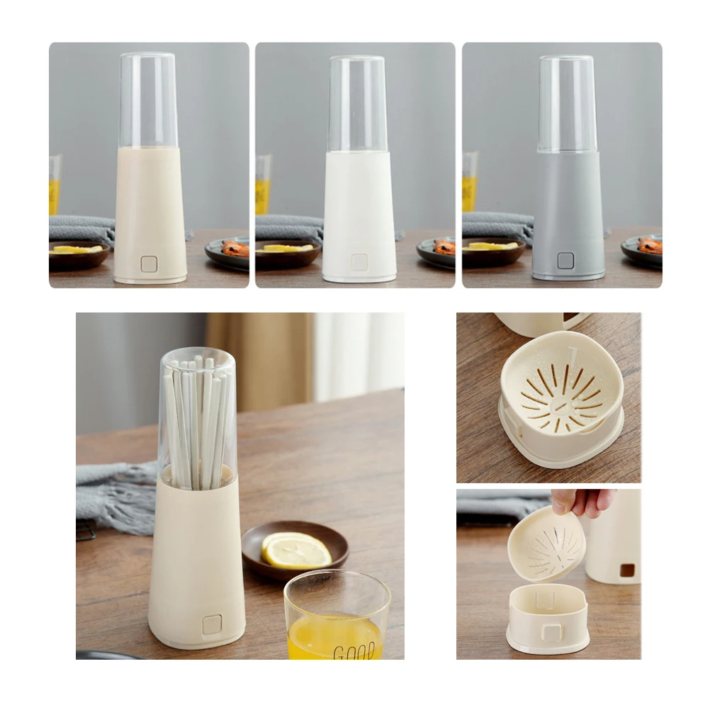 

Portable Chopsticks Holder Dustproof Lid Drain Sieve PP Plastic Detachable Design Store Spoons Tablewares Kitchen Neat ganizer