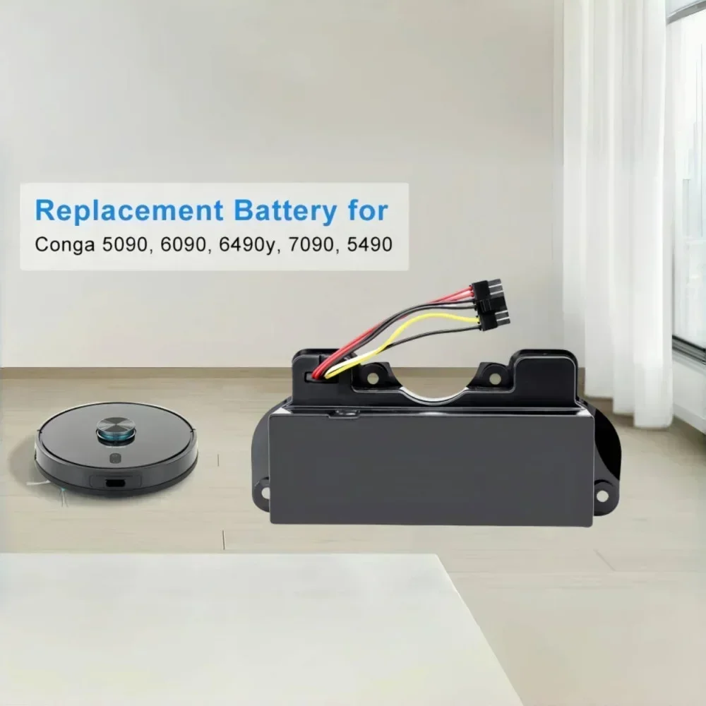 

Long Life 6500mAh Battery for5090 5490 6090 7090 Robot Vacuum Compatible Replacement 18650 Li-ion Pack Spare Parts