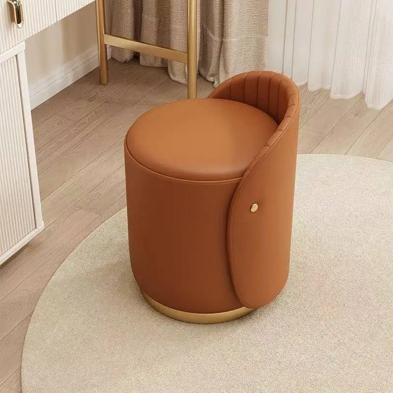Makeup stool, light luxury and high-end feel, home backrest dressing table chair