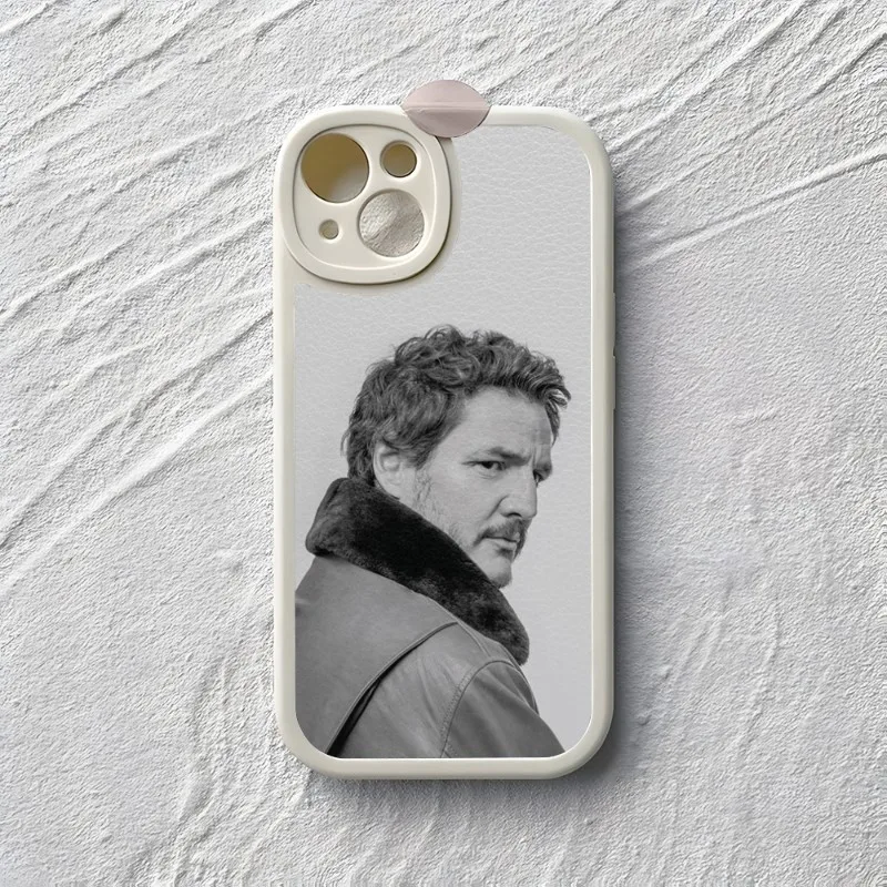 Pedro Pascal Collage Pics Phone Case For Iphone 15 14 13 Pro Max 12 11 Mini X Xr Xs 7 8 Puls Lambskin Silicone Cover