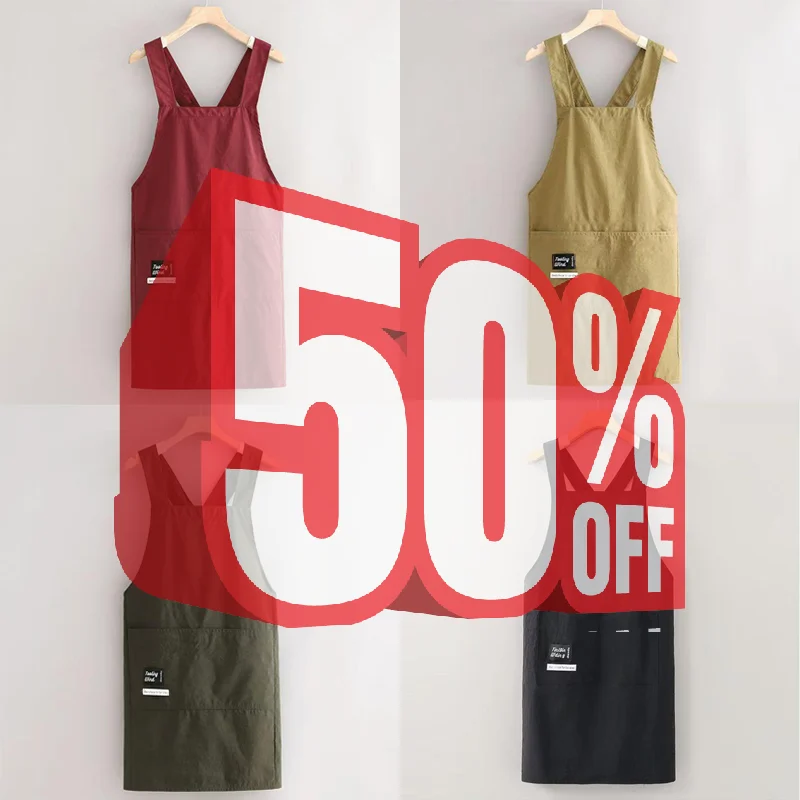 High-Quality Kitchen Aprons, Breathable and Resistant to Wear, Ideal for Adult Home and Restaurant Workers