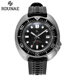 Rdunae R2X Classic Retro Automatic Movement Luxury Mechanical Men's Watch Stainless Steel Outdoor Diving Luminous Wristwatch