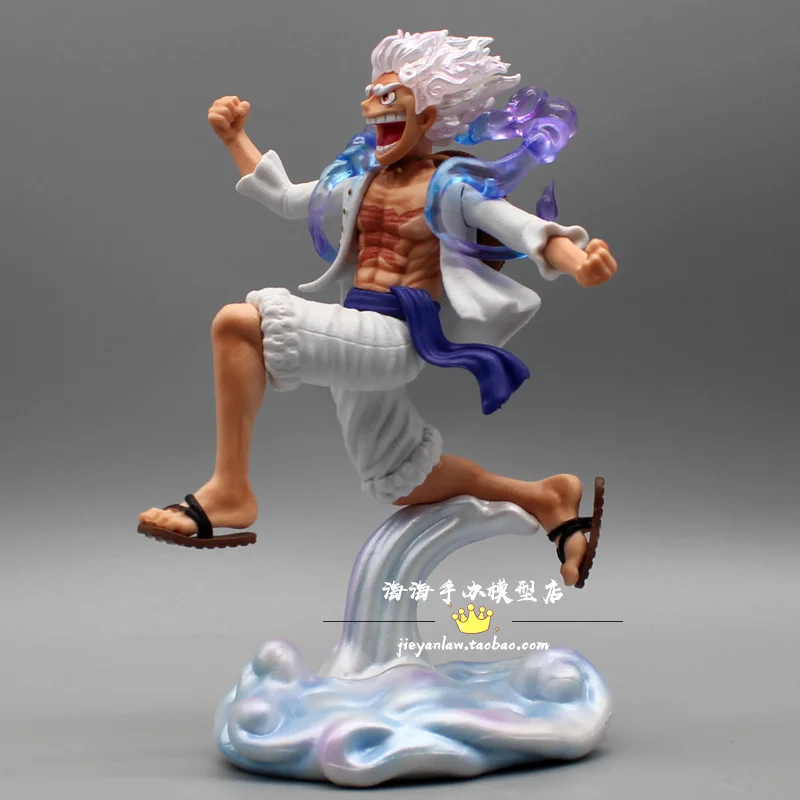 19cm Anime One Piece Figure G5 Luffy Sun God Fifth Gear Nika Form Gum Gum Fruit Awakening Model Action Figurine Collectible Toys