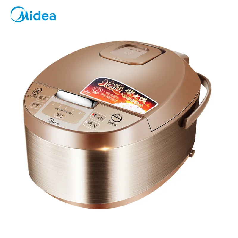 Midea Metal Smart Рисоварка 5л Электрическая кастрюля Посуда Мультиварка для кухонных устройств Бытовая техника 220 В