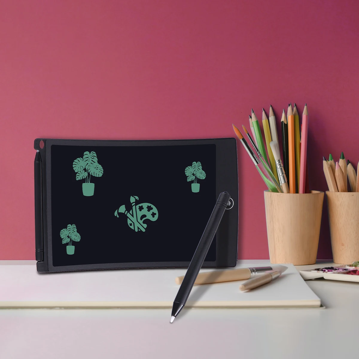 

8.5 Inch LCD Drawing Tablet Electronic Writing Board Reusable Sketch Pad for Memo to-Do List Arithmetic Practice Environment