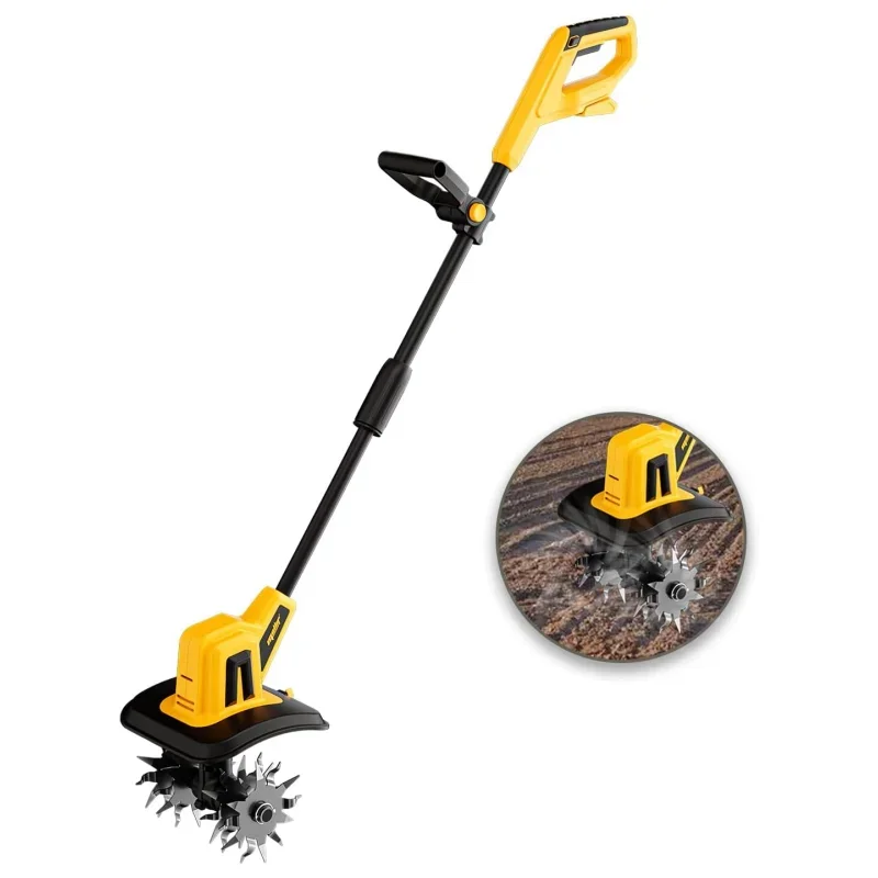 20V Battery Cultivator Cordless Garden Scarifier Mini Tiller