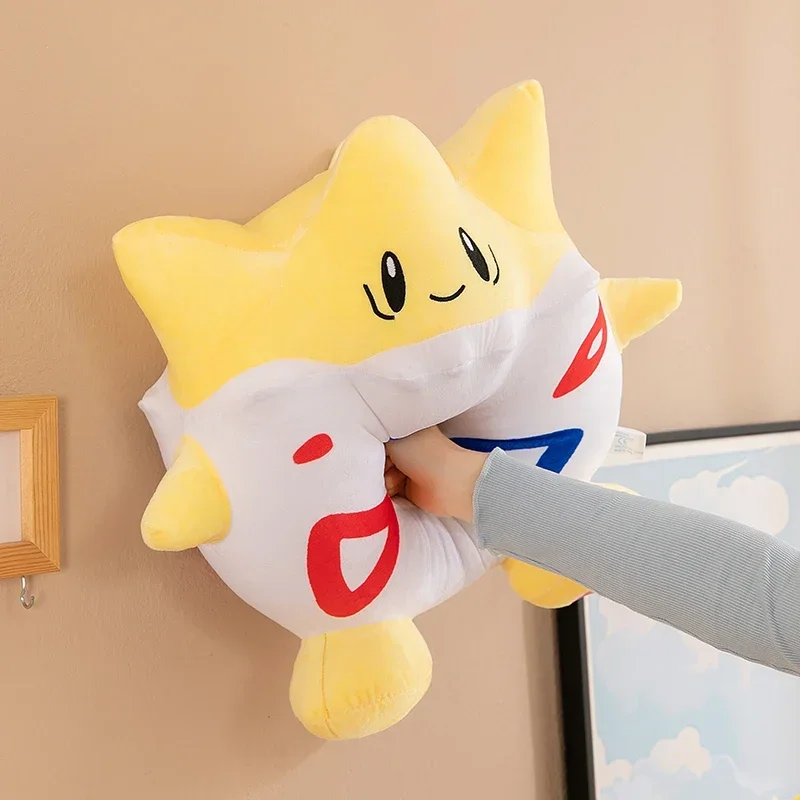 60cm Pokemon Togepi juguete de peluche de gran tamaño lindo suave Kawaii mejores regalos Anime muñecos de peluche de dibujos animados figura de juguete para niños regalo de cumpleaños
