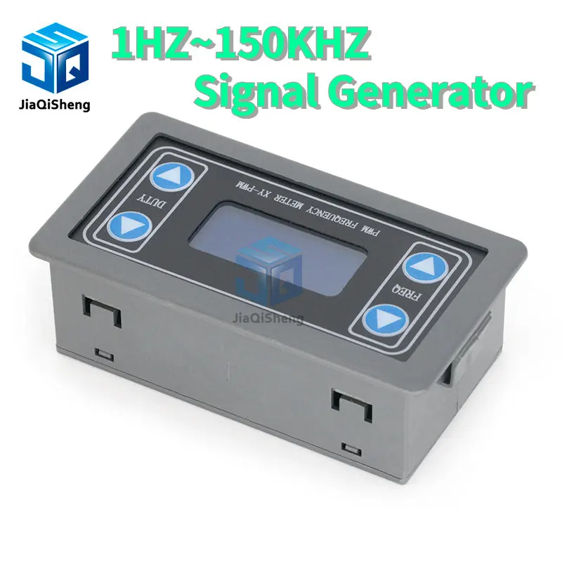 1HZ~150KHZ Signal Generator Digital Display PWM Pulse Frequency Duty Ratio Adjustable Square Wave Rectangular Signal Generator