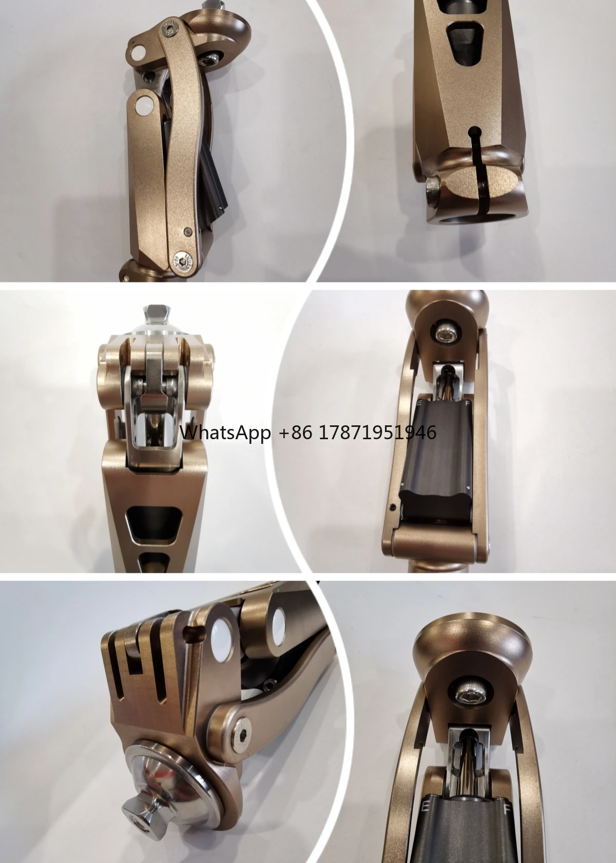 China Manufacturer Artificial Limbs Implant Prosthetic Knee Multi- link pneumatic knee joint for Leg Prosthesis