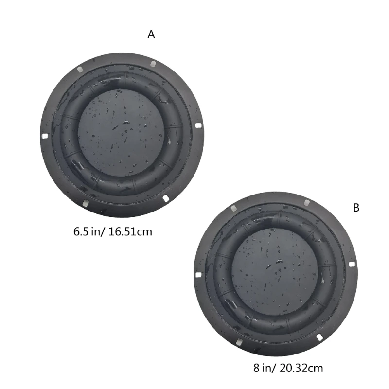 1pc Silicone Diaphragm Woofer Diaphragms Membrane Passive Bass Diaphragm Woofer Vibrating Membrane Plate 6.5inch/8inch