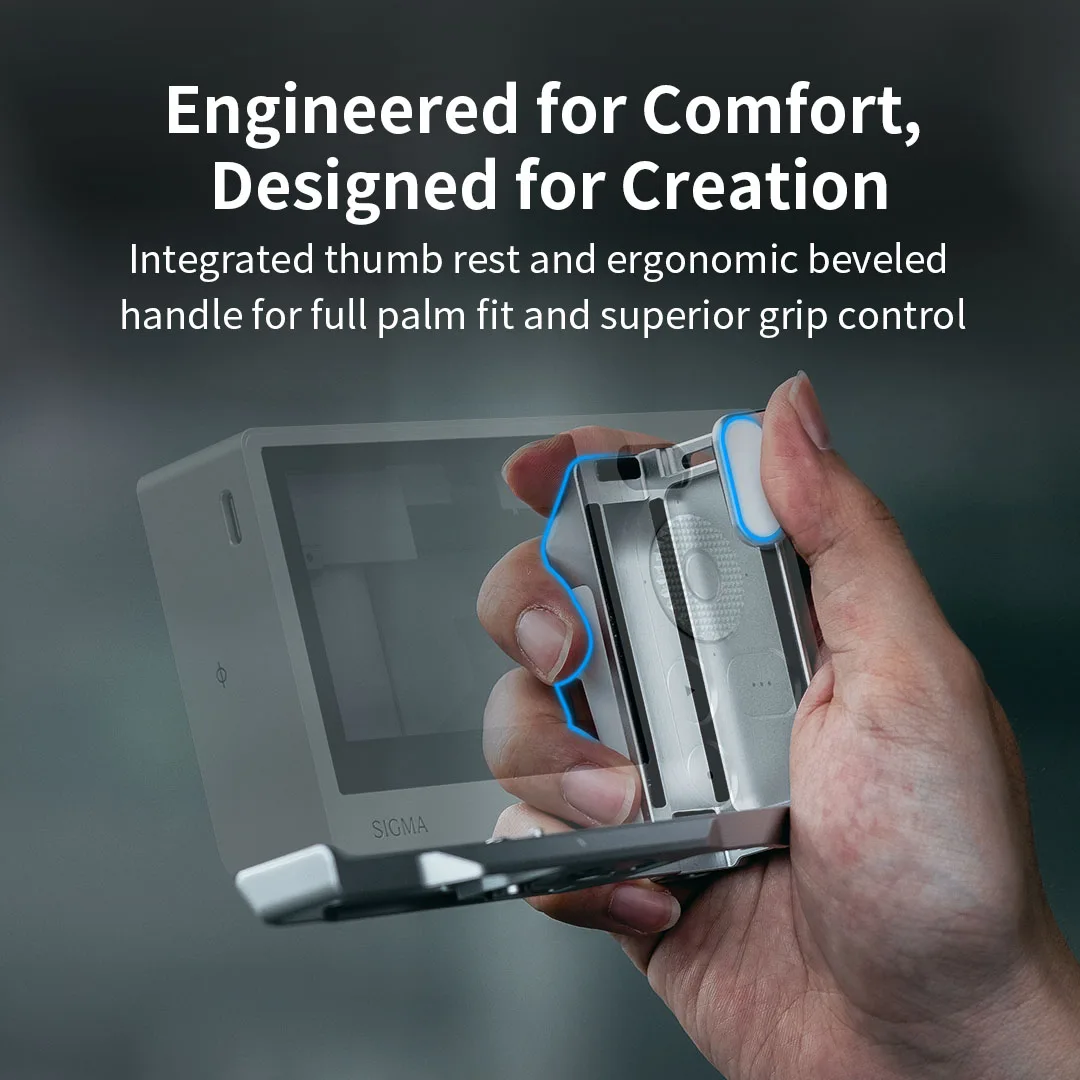 Placa de montaje en forma de L para jaula de cámara SmallRig BF con mango para Sigma BF negro/plateado con placa de liberación rápida Arca-Swiss 5389