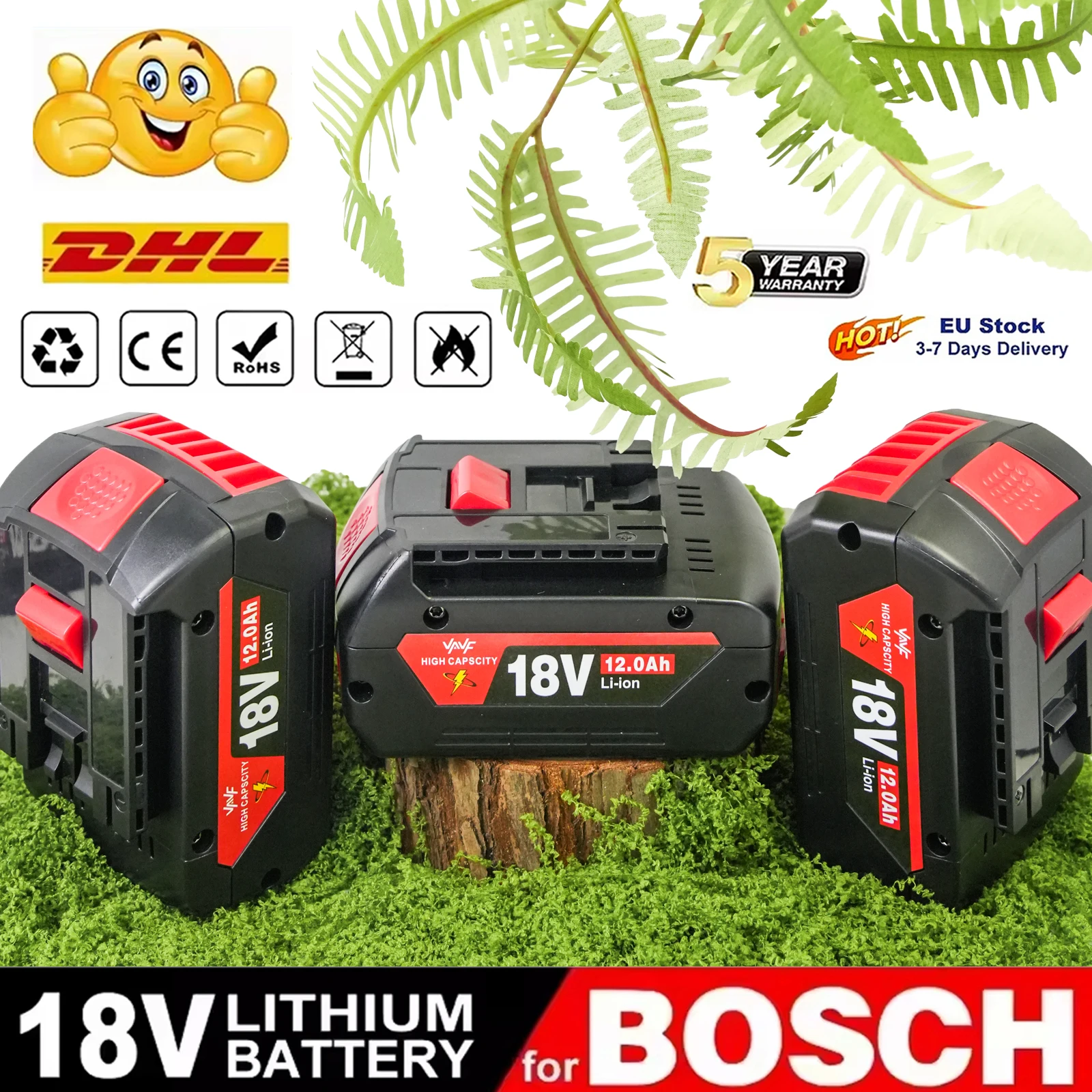 🏌️18V 12000Mah For …