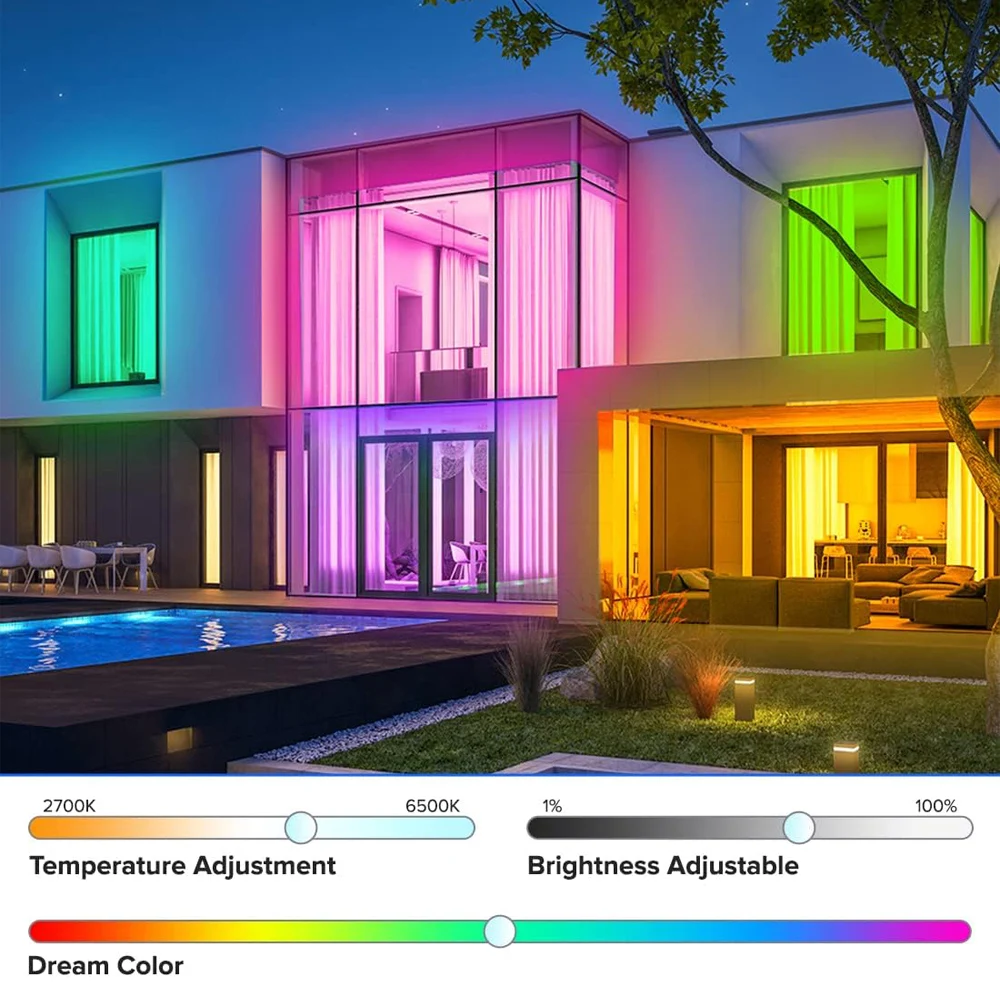 WiFi RF Smart LED Controller KIT 5 in 1 function Dimmer DC 12V 24V TUYA APP Smart Control For RGB CCT LED Strip With RF Remote