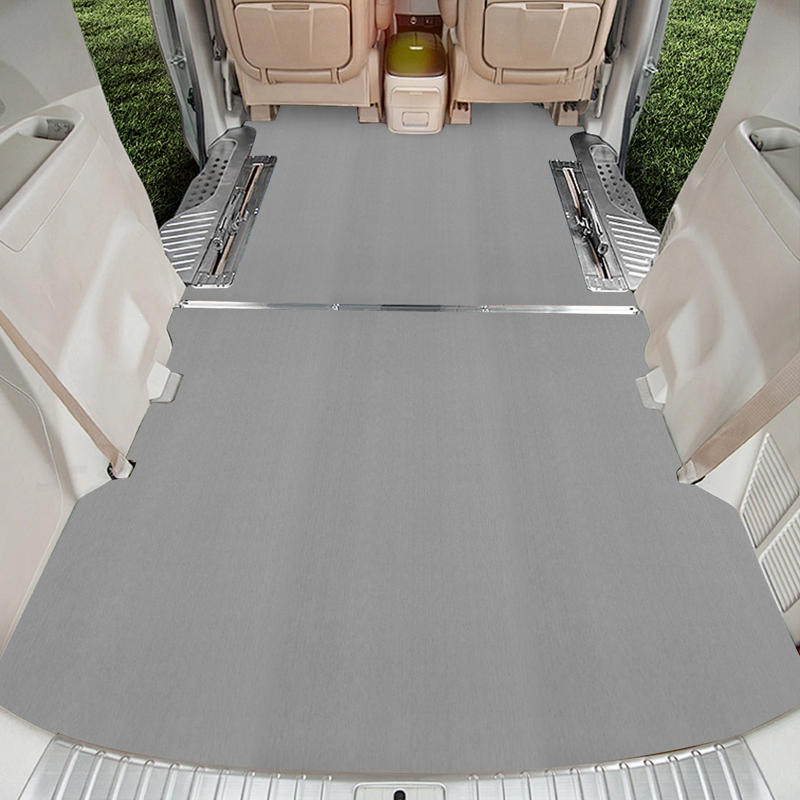 94.49*35.43*0.23in Boat Decking Self-Adhesive Mat EVA Boat Flooring Mat Grey