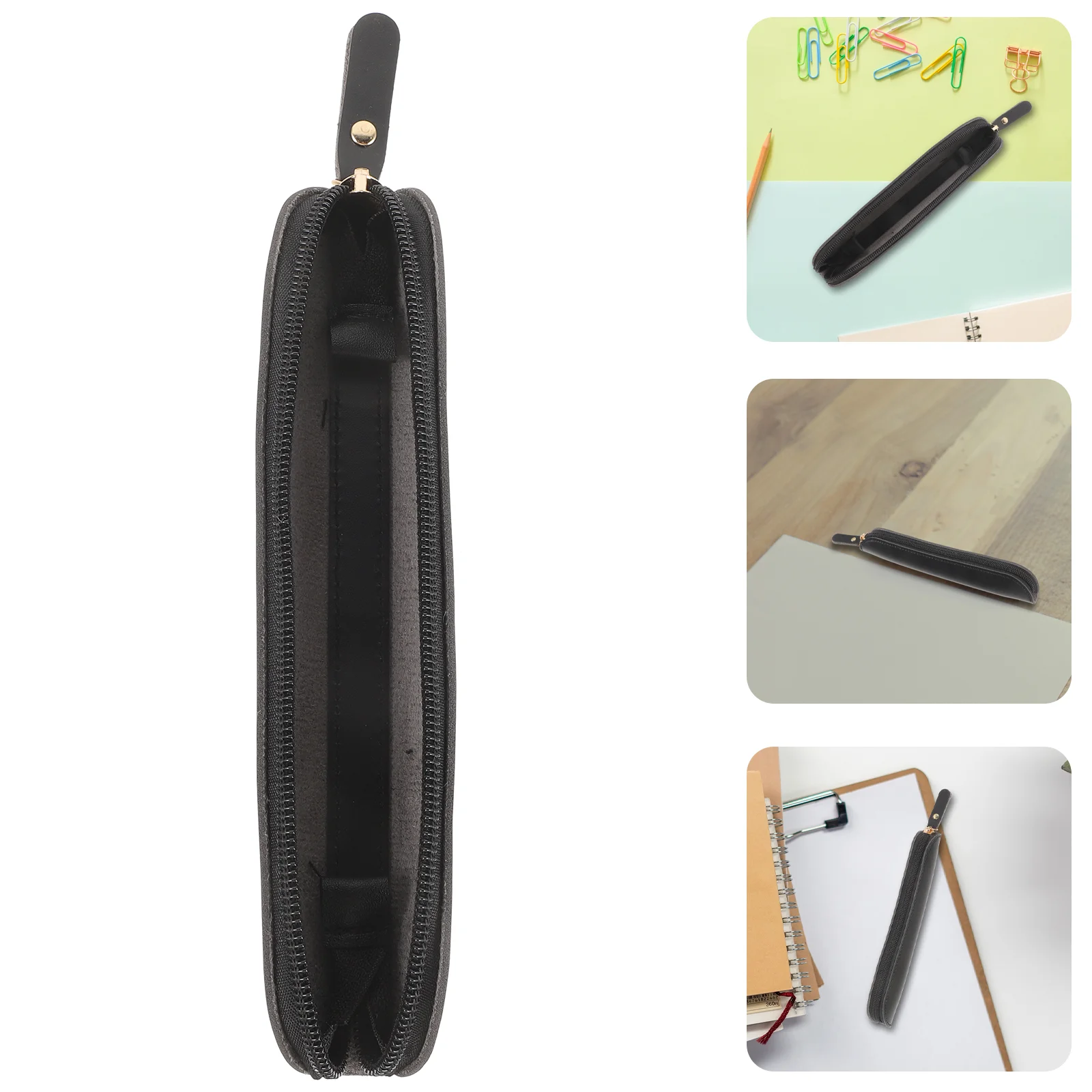 Mini étui à stylo à insuline, sac de rangement, housse de protection, crayon portable (noir), poudres cadeaux, joli support, manchon en PU, pot refroidisseur, fontaine