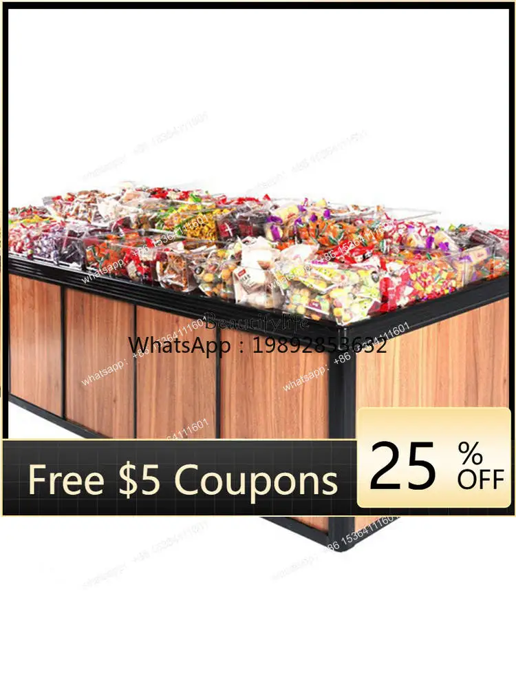 W1 Supermarket Display Bulk Food Cabinet Nakajima Dried Fruit Candy Biscuits Bulk Cabinet