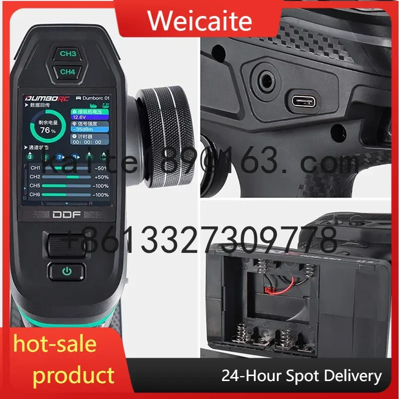

DDF-350 radio system remote control with X10FG X10F 10CH high definition screen sensor control board for remote control car toys