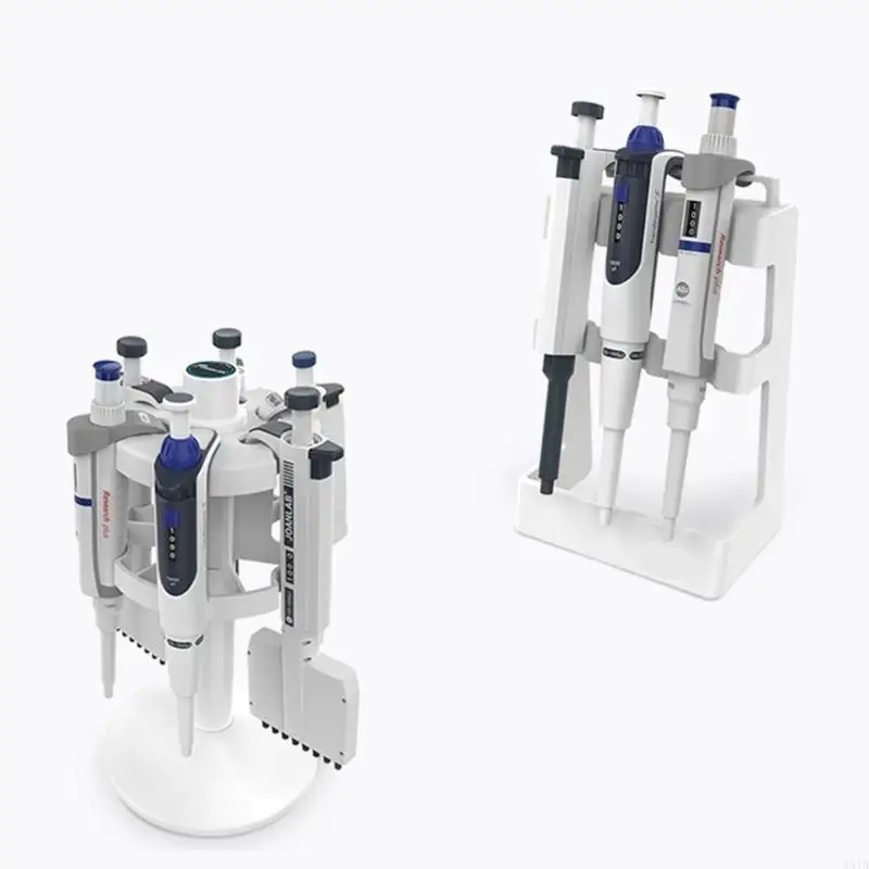 

Micropipette Stand Rotatable Laboratory Pipette Holder Hold 3-9 Pipettor for Lab