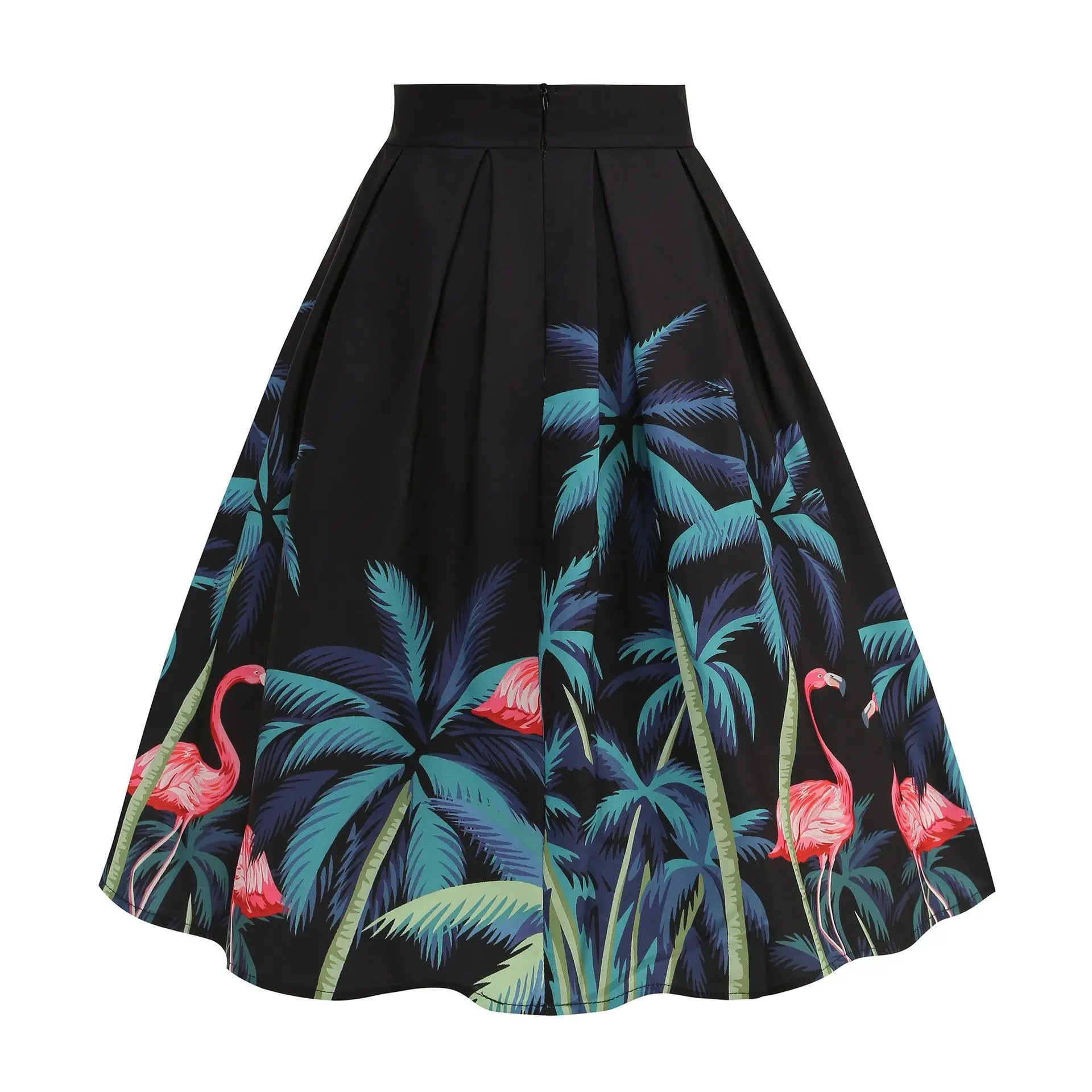 กระโปรงทรงเอ ผ้าโพลีเอสเตอร์ สำหรับผู้หญิง สไตล์ลำลอง เหมาะสำหรับใส่ทำงาน คอลเลคชั่นฤดูร้อน