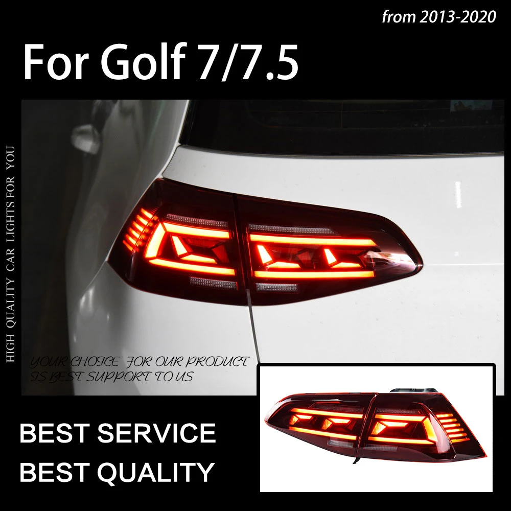 Car Tail Lights Parts For VW Golf 7 Golf7 MK7 Passat B8.5 Type Taillights Rear Lamp LED Signal Reversing Parking FACELIF