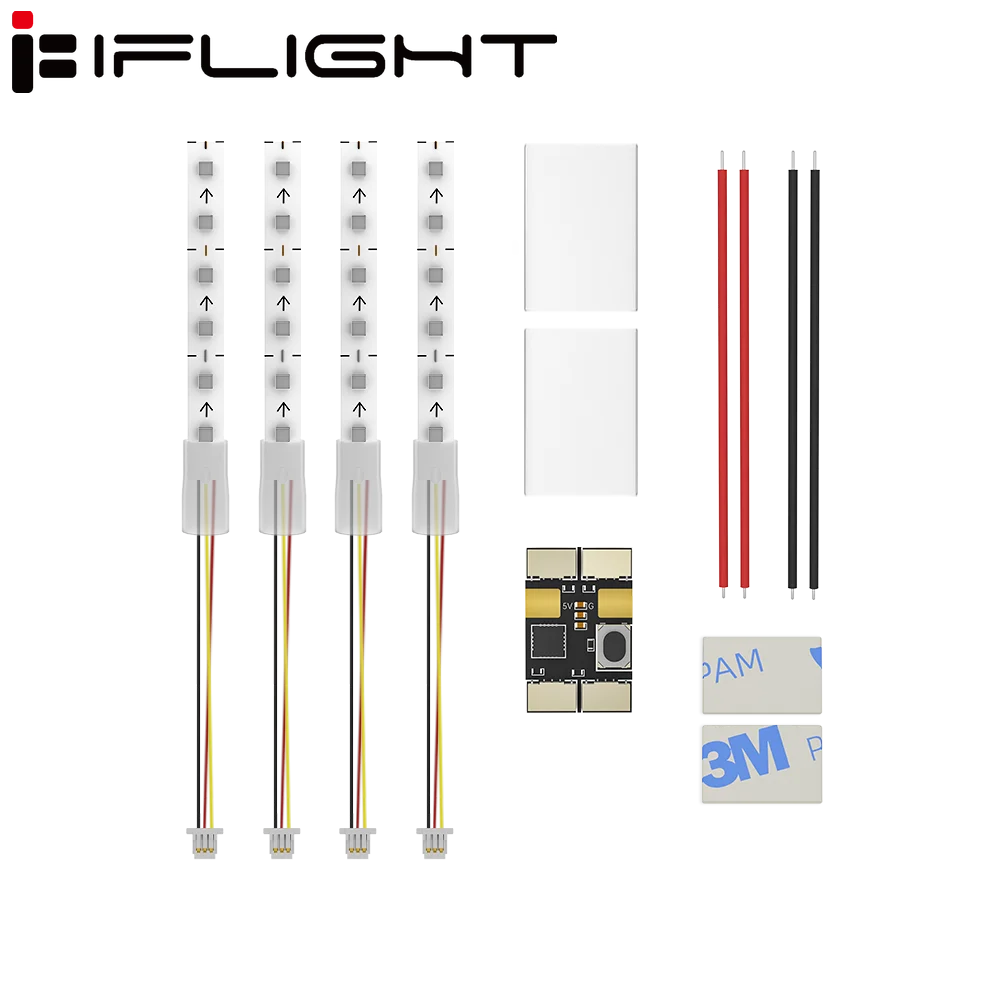 IFlight 마하 R5 스포츠 LED 세트, FPV 부품용 소형 LED 스트립 키트