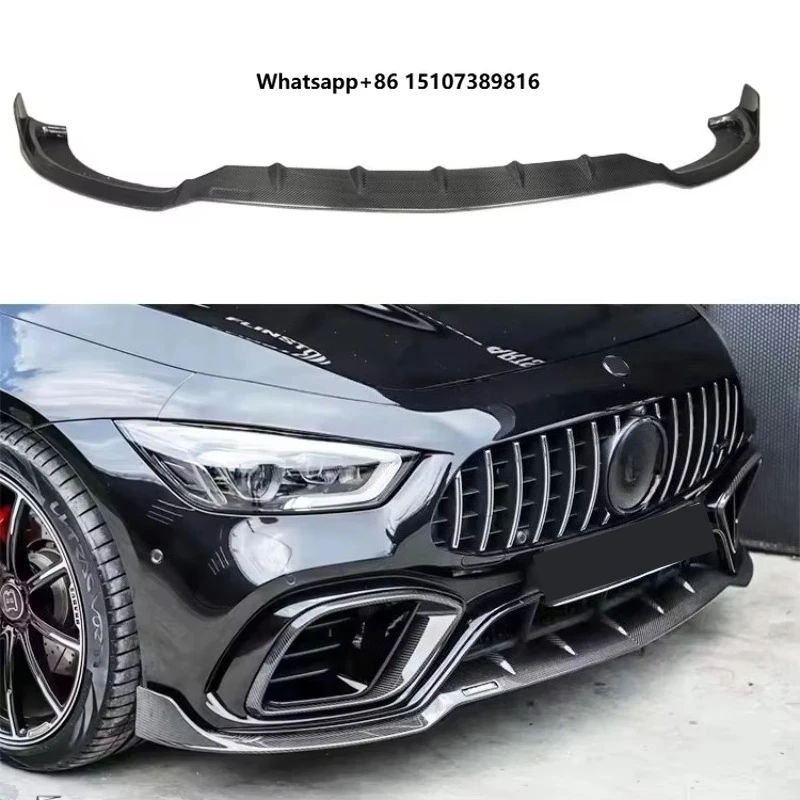 Babos Style Front Spoiler Carbon Fiber Front Bumper Lip Spoiler for  GT63 Front Lip