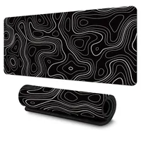 Large Mouse Pad ,Abstract Line Washable Non-slip Rubber Office And Gaming Computer Desktop Mat ,Desk Pad ,Computer Accessories