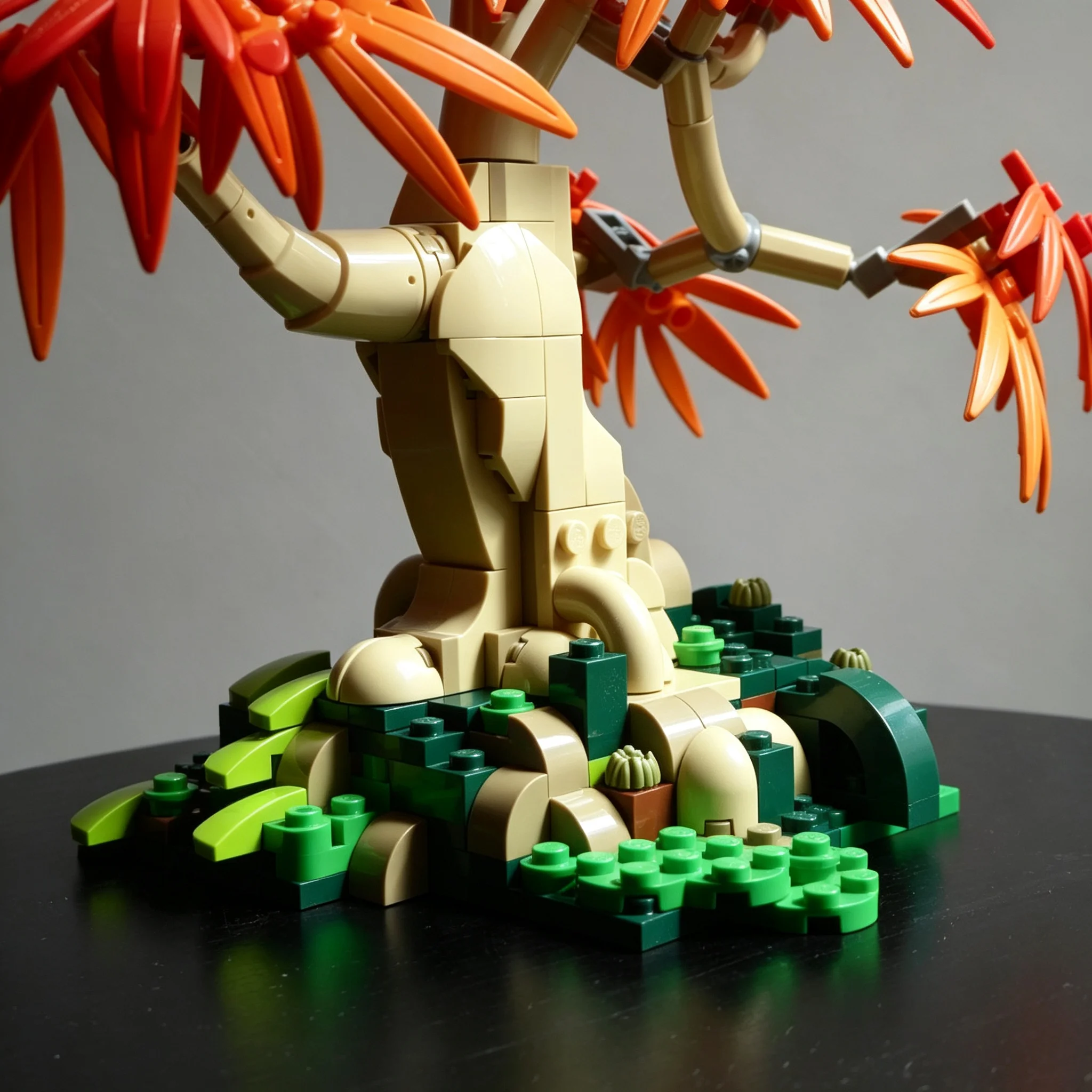 163pcs MOC Botanicals Natural Base The Maple Tree Model Building Blocks Construction Toy Christmas Gift Birthday Creative 3D