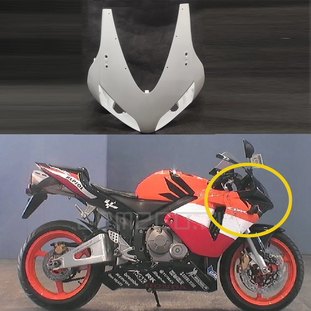 

Unpainted Upper Front Cowl Nose Fairing For Honda CBR600RR F5 2003 2004