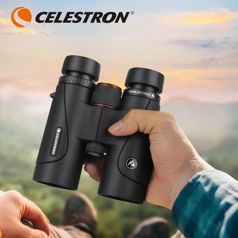 Celestron 8x32 Compact Portable Binoculars Nitrogen-filled Waterproof HD High Power 8x32 Small Wide-angle Binoculars for Travel