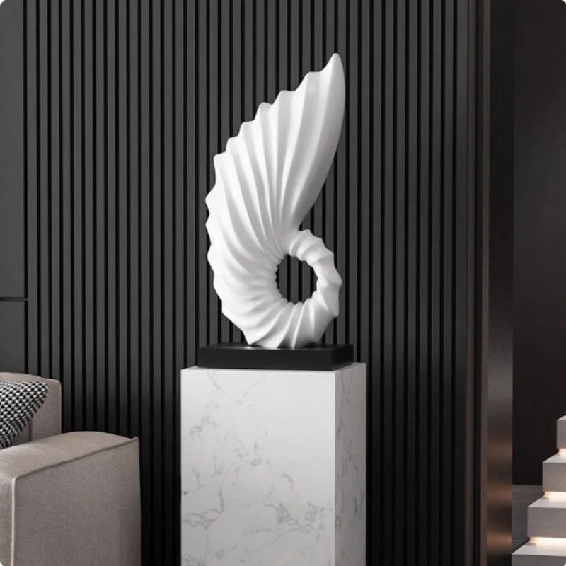 Creative Shell Figurines Entrance Hall Decoration Miniatures Figurines Living Room Modern Ornament Home Decoration Accessories