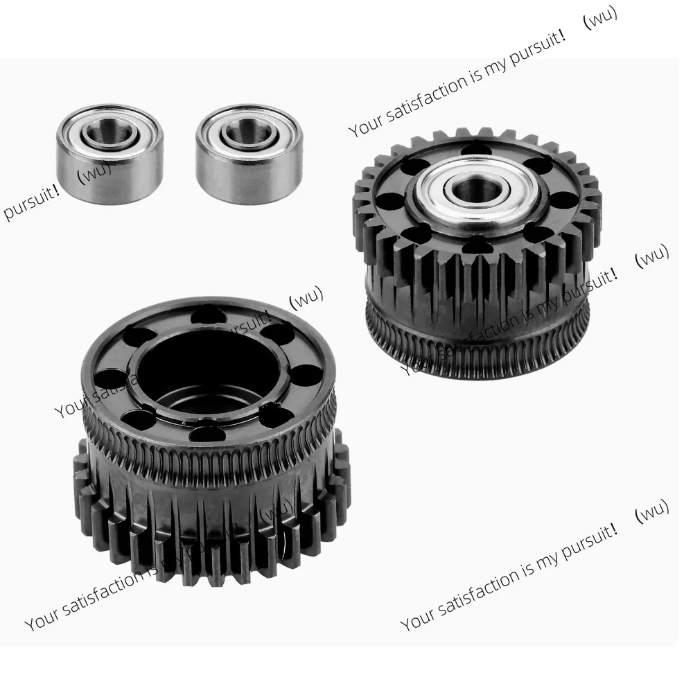 For K2 K2 Plus 3D Printer Extrusion Feeder Replacement Spare Parts Hardened Steel Dual Drive Gear Extruder Wheel Kit