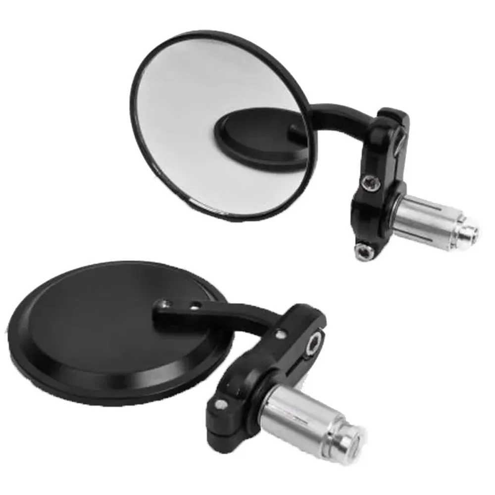 Piezas de repuesto para motocicleta, color negro, para halley MSX125 NK150, espejo retrovisor Retro modificado para manillar de motocicleta, espejos finales de barra para bicicleta eléctrica