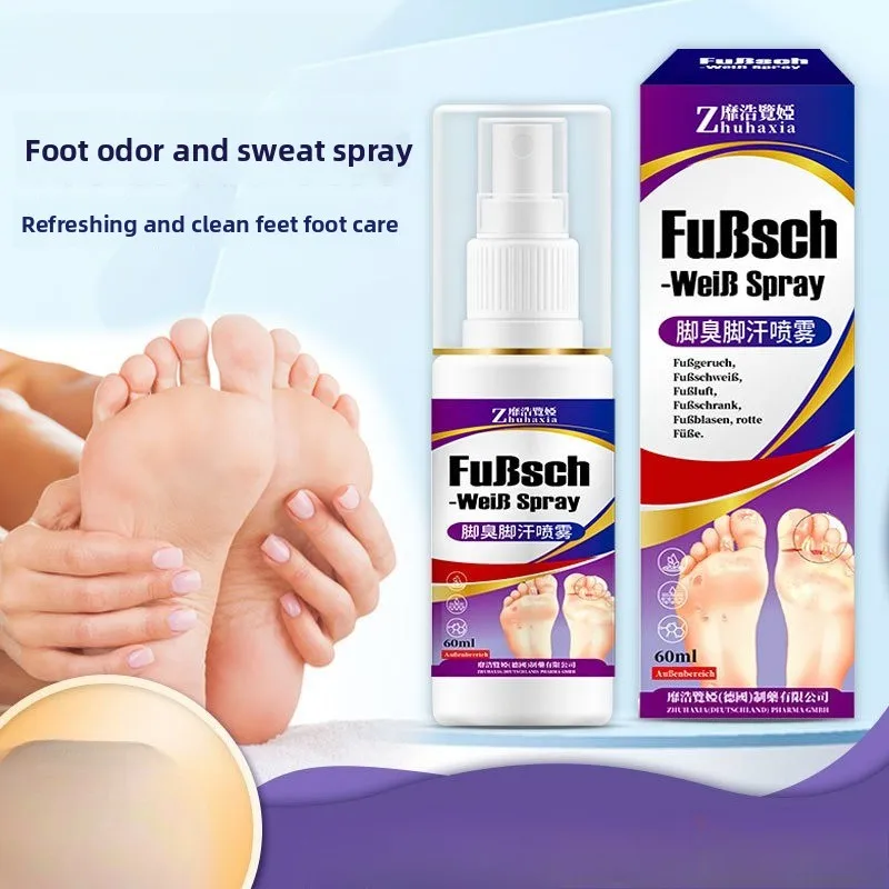 

Немецкий спрей для запаха стопы, мгновенный контроль запаха пота, сохраняет сухость ног, свежесть в течение всего дня для обуви, ног