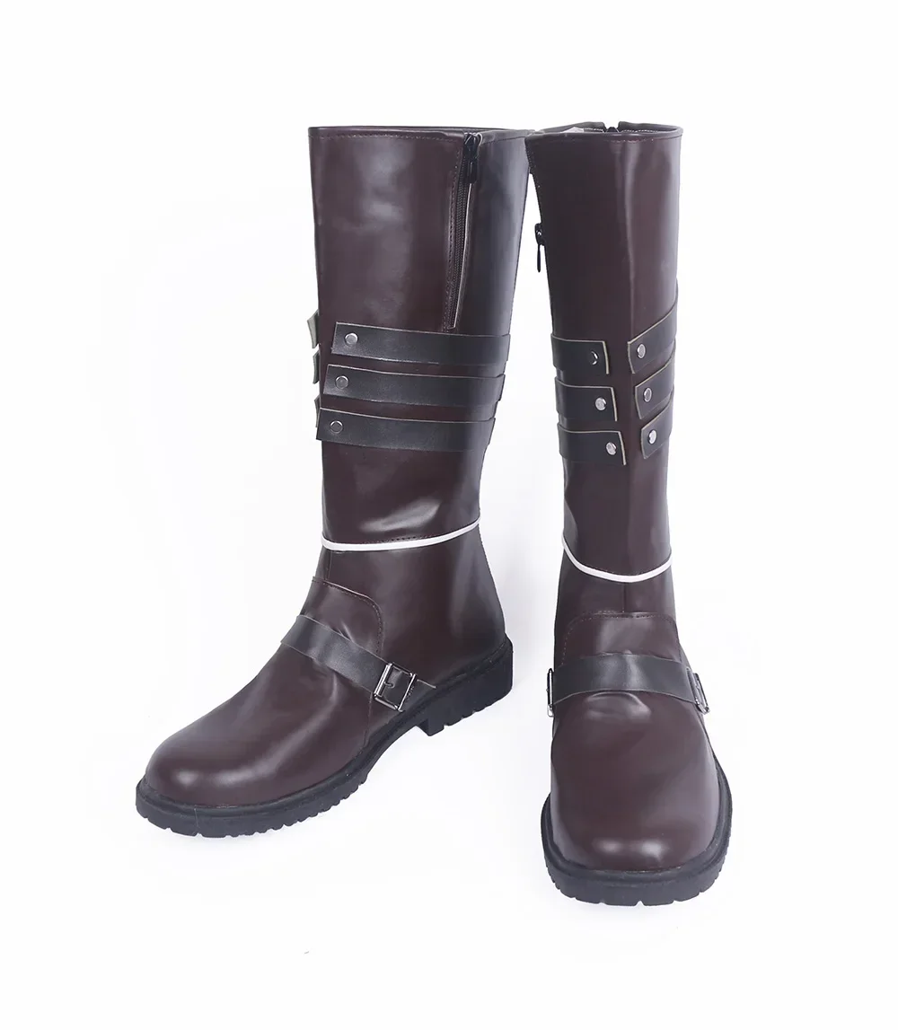 God Eater 2 Rage Burst: Julius Visconti Cosplay Boots, Custom Made for a Perfect Fit