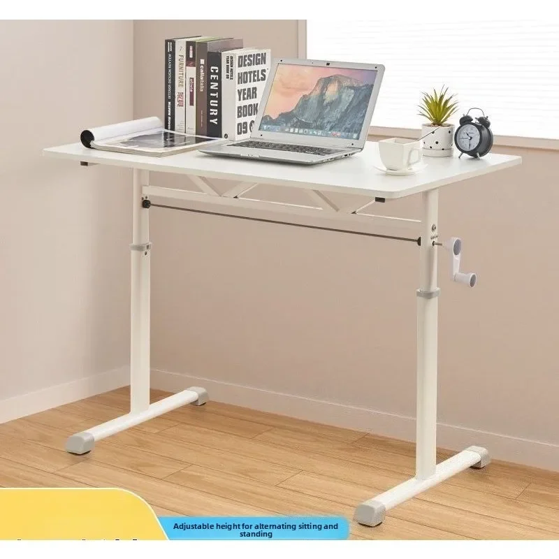 Adjustable Bedside Rollaway Desk Mobile Lift TableStudy Desk Children Learning Writing Table for Home Computer Desk Laptop Table