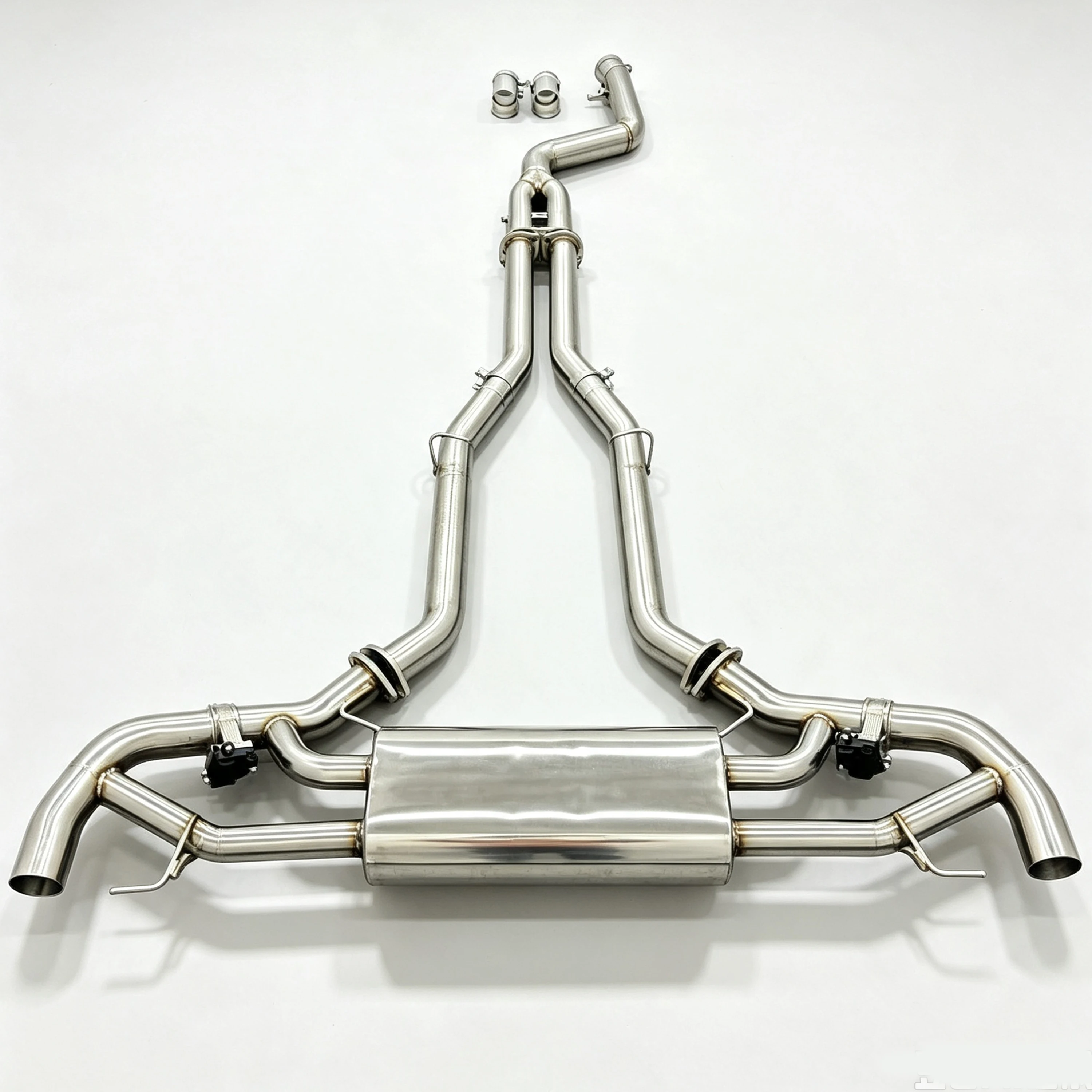 Für BMW X5 X6 G05 G06 B58 3.0T Edelstahl-Catback-Auspuffanlage mit Tuning-Schalldämpfer und Ventil – Detail 4