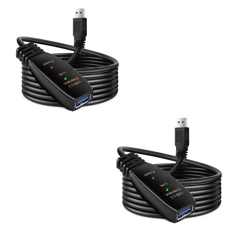 USB3.0 تمديد كابل مكبر صوت أحادي كابل نوع ذكر إلى أنثى موسع كابل للكمبيوتر المحمول كاميرا المؤتمرات