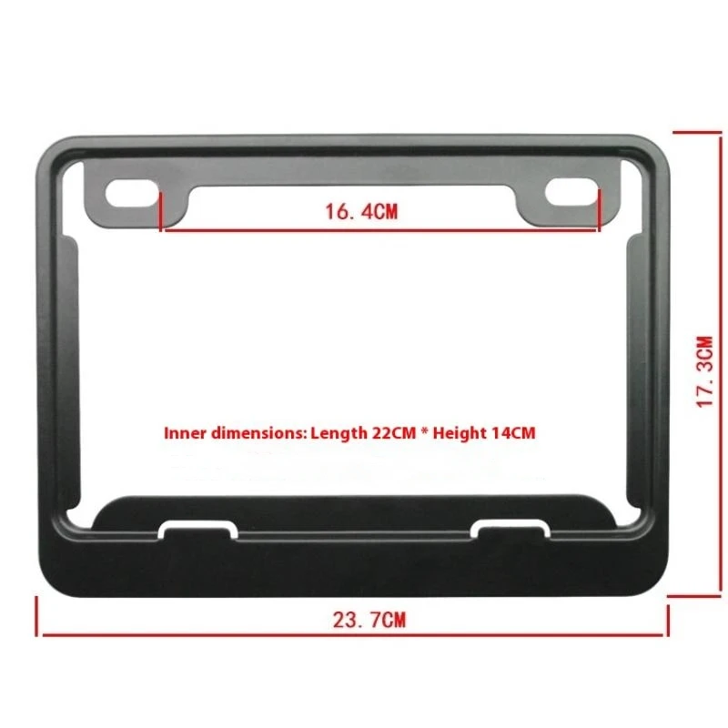 دراجة نارية شارة الإطار العالمي الألومنيوم لوحة ترخيص حامل دراجة نارية الملحقات دراجة نارية إطارات لوحة ترخيص