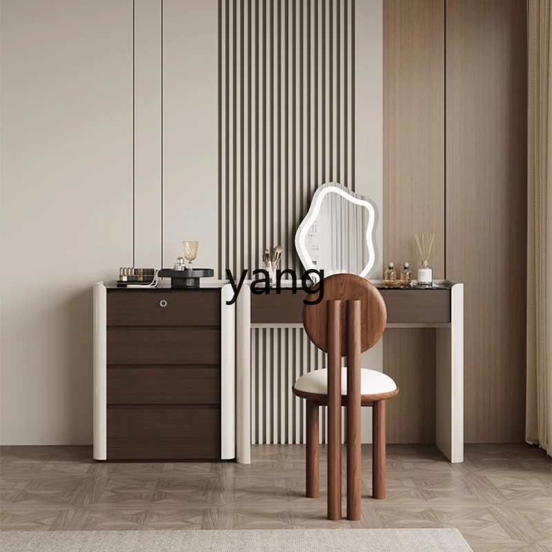 

YHM light luxury chest integrated retro solid wood makeup table