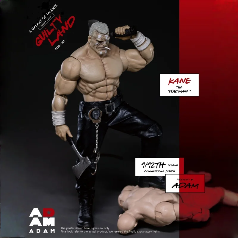 Pre-Sale 1/12 Muff Toys Adam Guilty Land The Post Man Kane ADG-001