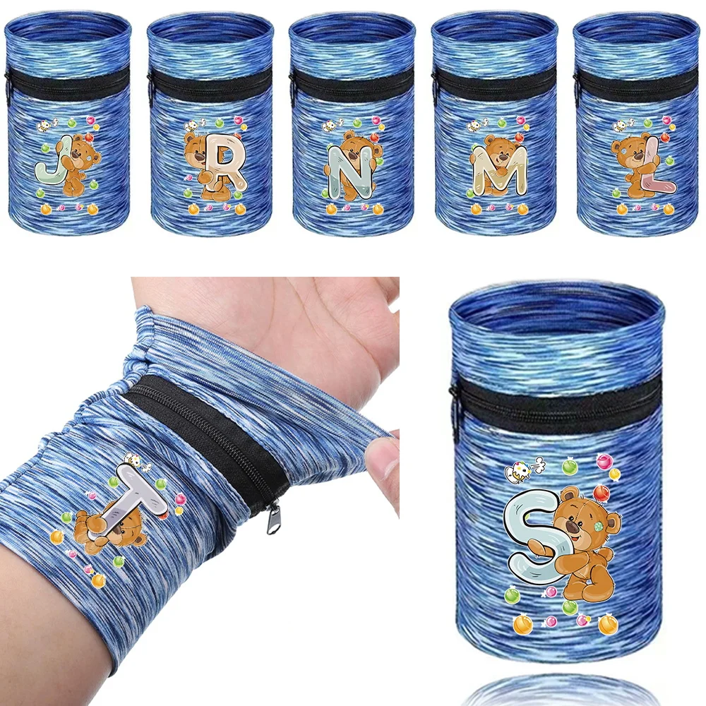 

Sports Wristband Bags Wrist Protector Running Sport Safety Wrist Support Brace Wrap Bandage Wristbands Bear Style Wrist Brace