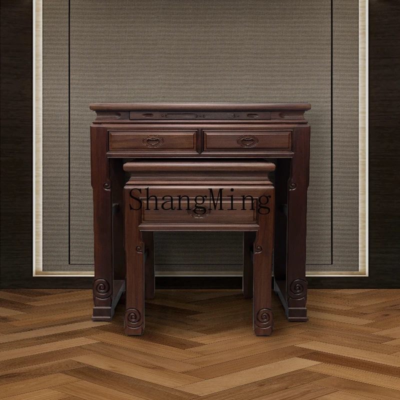 

SM Buddhist platform household simple table new Chinese style Zhongtang incense table tribute table Buddhist niche