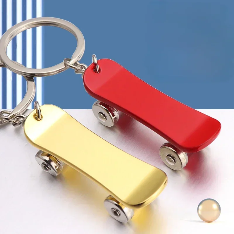 Skateboard key chain metal keychain New scooter promotional gifts