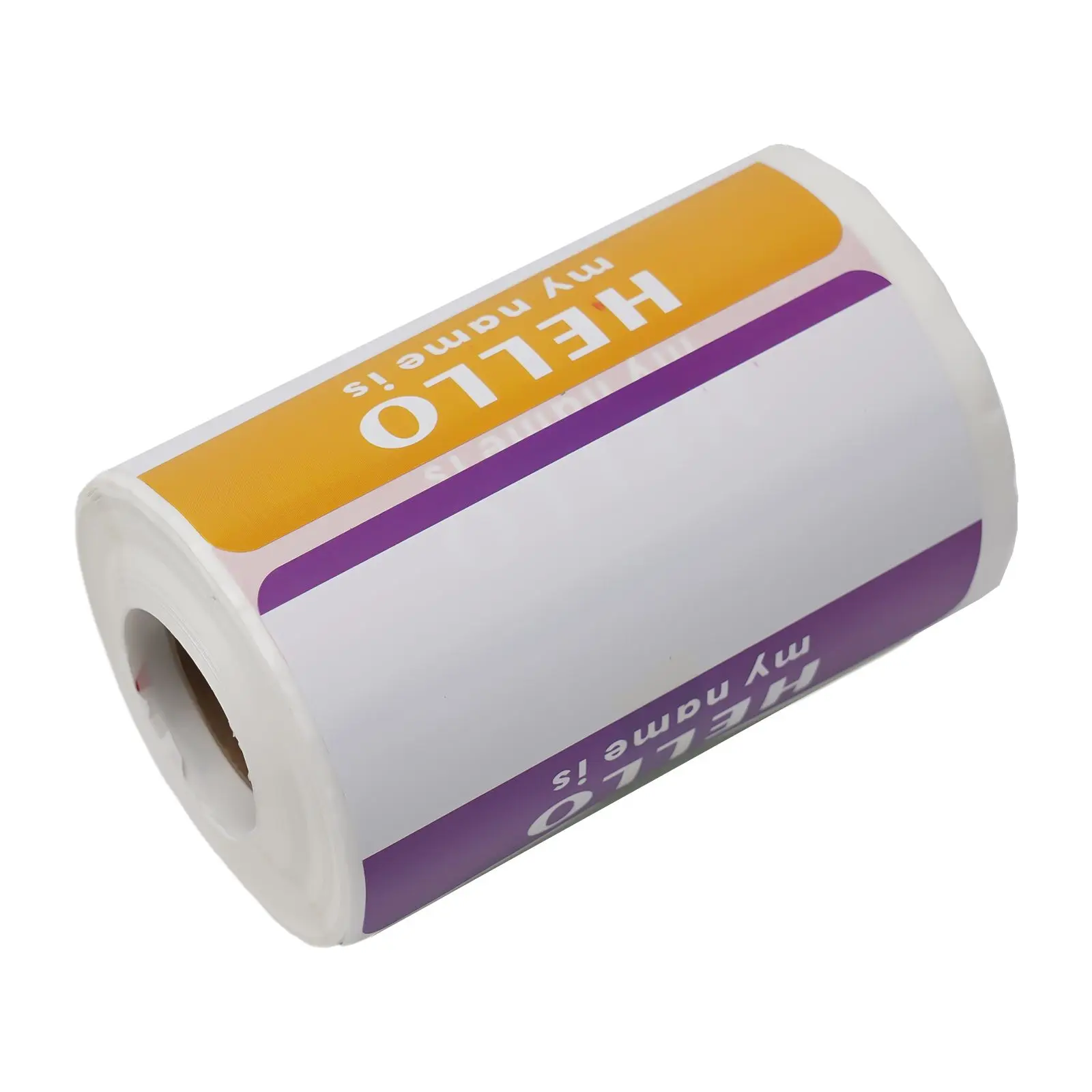 Hot Sale Name Tags Stickers 1 Roll/300 Stickers Cartoon Name Tags Rectangular Waterproof For Office Meeting School